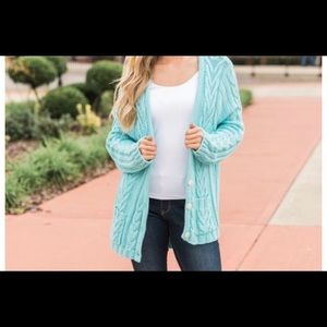 Pink Lily boutique With all my love cardigan